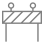 Icon fallback: Obstructions on the road or pavement